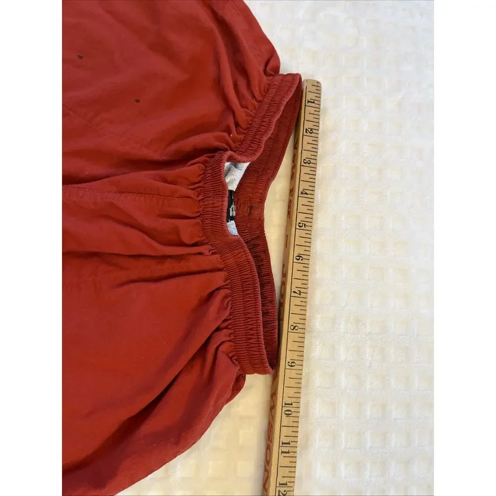 VTG Patagonia Kids Youth M (10) Red Nylon Swim Trunks Lined w Mesh READ STAIN